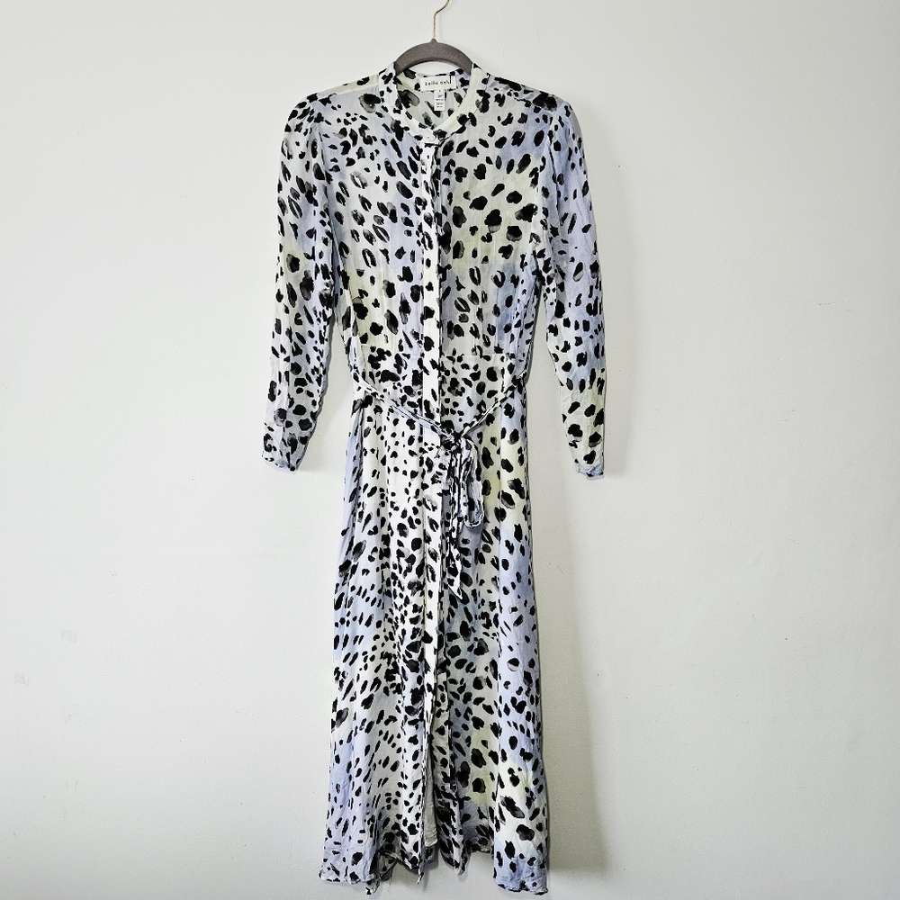 Bella Dahl Maxi Shirt Dress Size S Button Up Lightweight Rayon - Picture 3 of 7